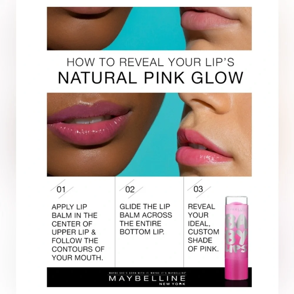 Maybelline's 'Baby Lips' Glow Lip Balm - My Pink, mon rose #01